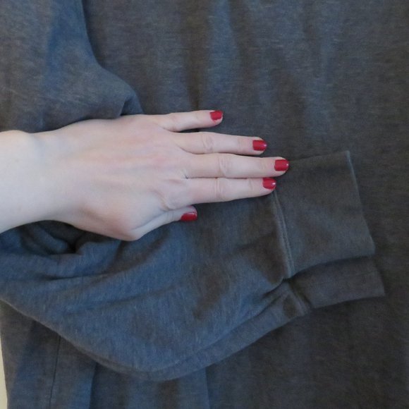 POLO RALPH LAUREN Dark Heathered Gray Cotton 1/4 Zip Pullover Sweater - Size XL - Picture 9 of 14